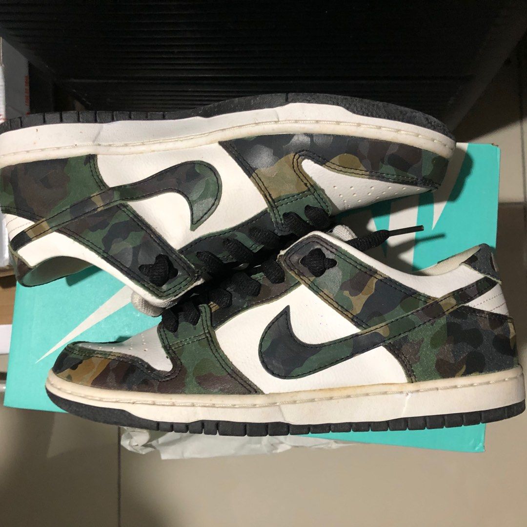 Dunk sb low camo legion green hot sale