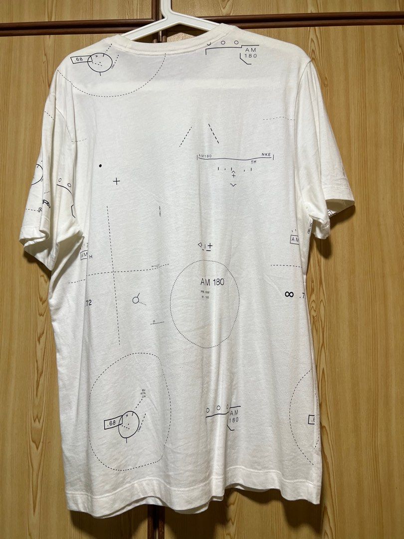 nike plain white tee