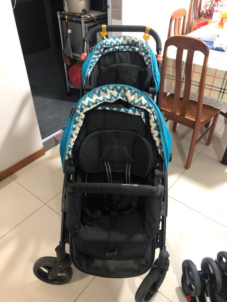 Lite double stroller store