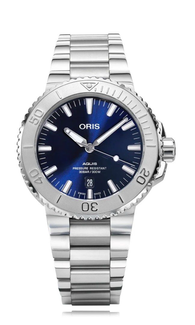 ORIS Aquis Date 43.5 mm Bucherer Blue Limited edition Luxury
