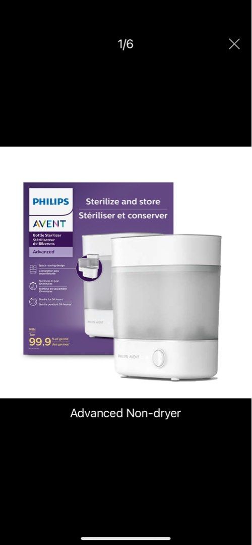 Philips avent sterilizer warranty 2025