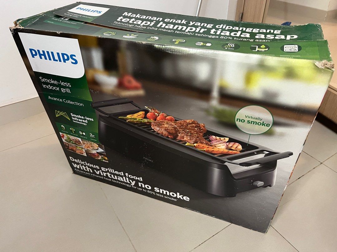 Philips Avance Collection Smoke-Less Indoor Grill