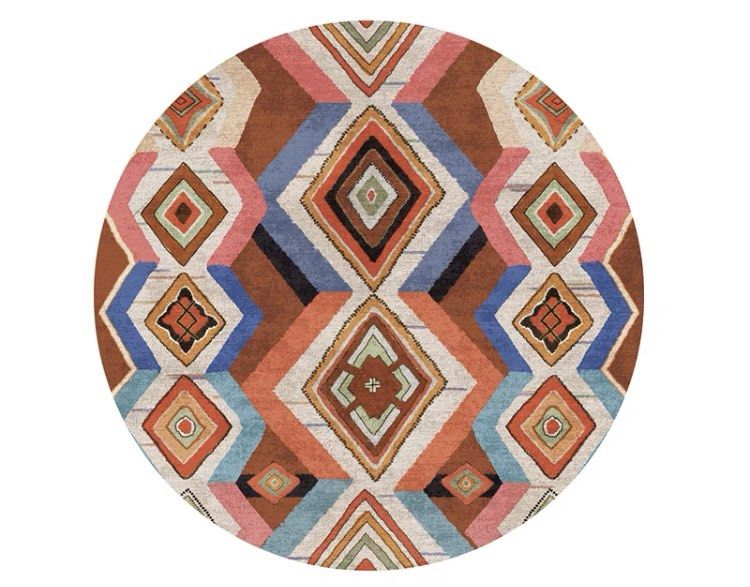 PO Large round carpet/rug, Furniture & Home Living, Home Decor, Carpets