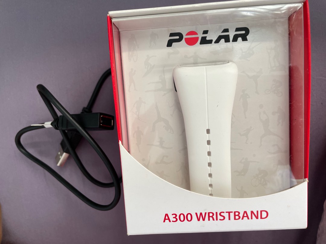 Polar A300 white wristband Men s Fashion Watches Accessories