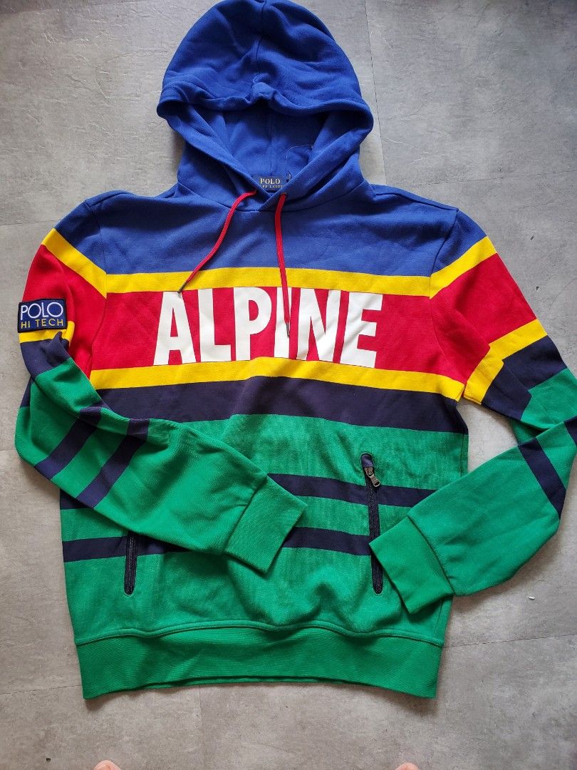 polo Ralph Lauren men sports alpine hoodie hi tech size M, Women's Fashion,  Coats, Jackets and Outerwear on Carousell