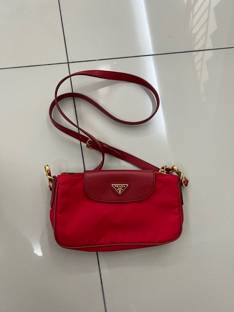 Prada Red Saffiano Small Camera Bag Crossbody - Prada Handbags Canada –  Love that Bag etc - Preowned Designer Fashions