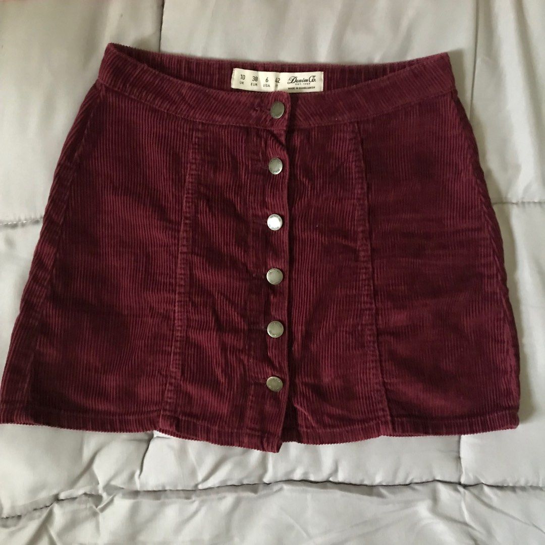 Cord store skirt primark