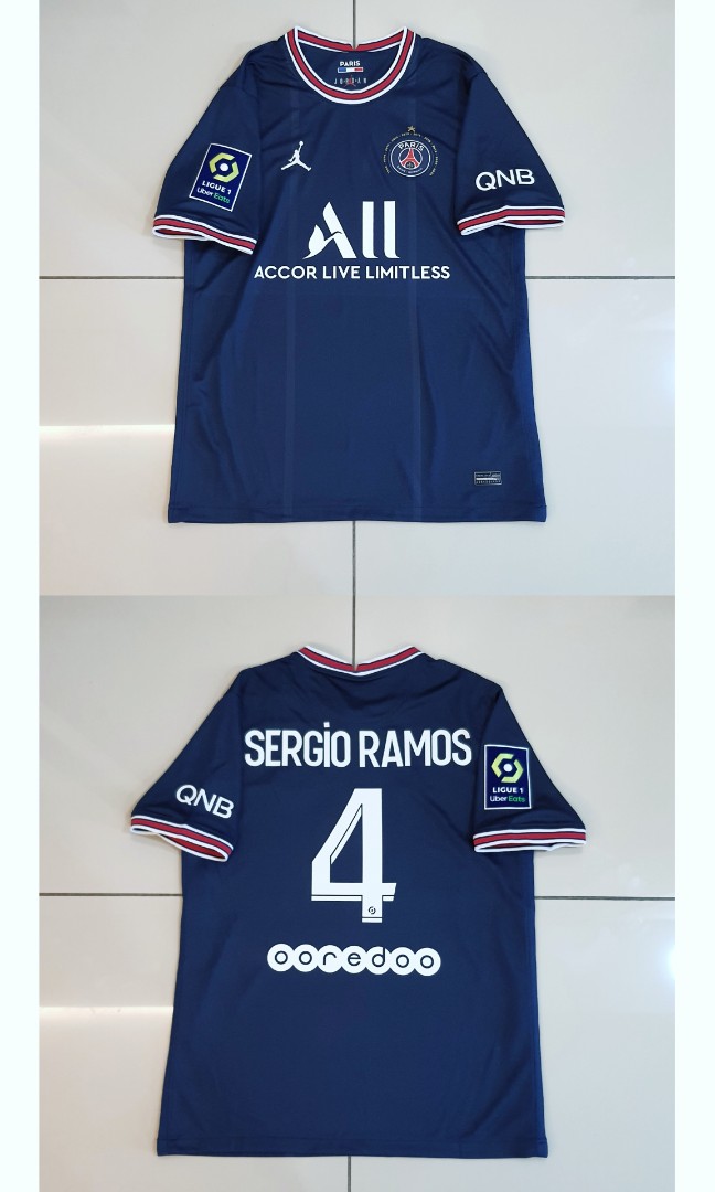 BNWT 'Sergio Ramos' PSG 21/22 Home Jersey For Sales.