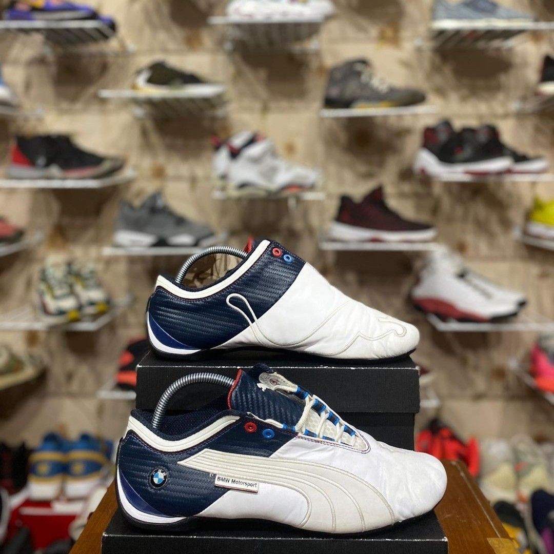 Puma BMW MS Future Cat M1 leather white, Men's Fashion, Men's Footwear