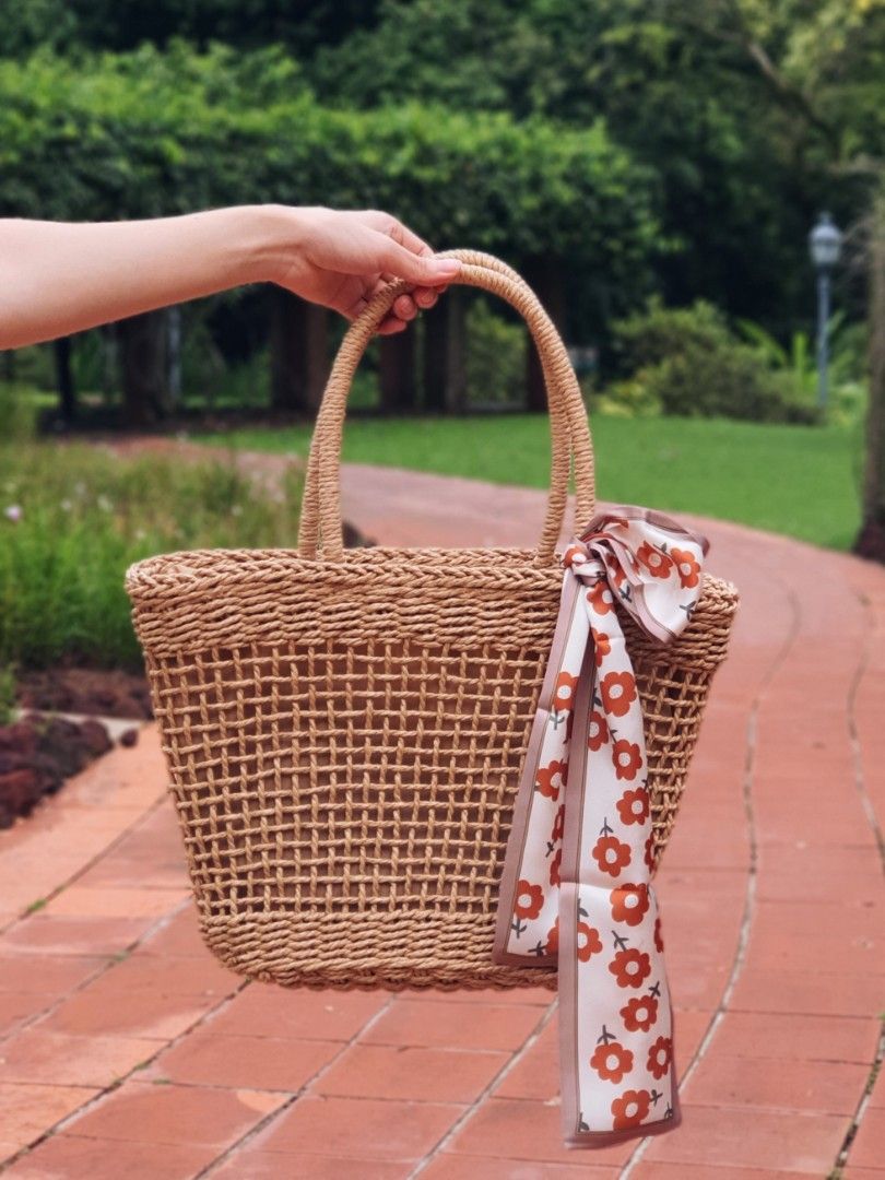 Rattan beach clearance bag