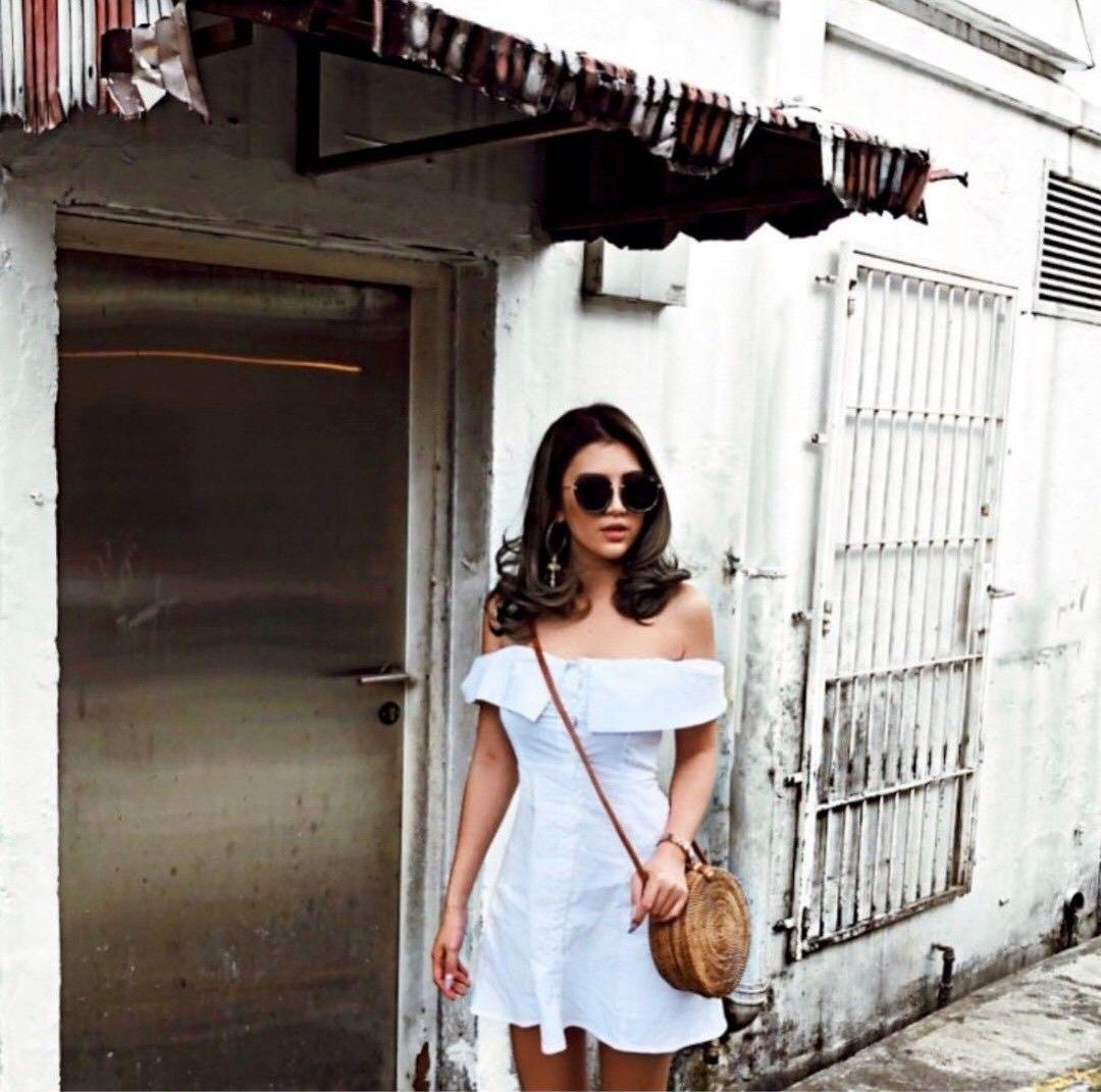 Reformation bardot dress 2025