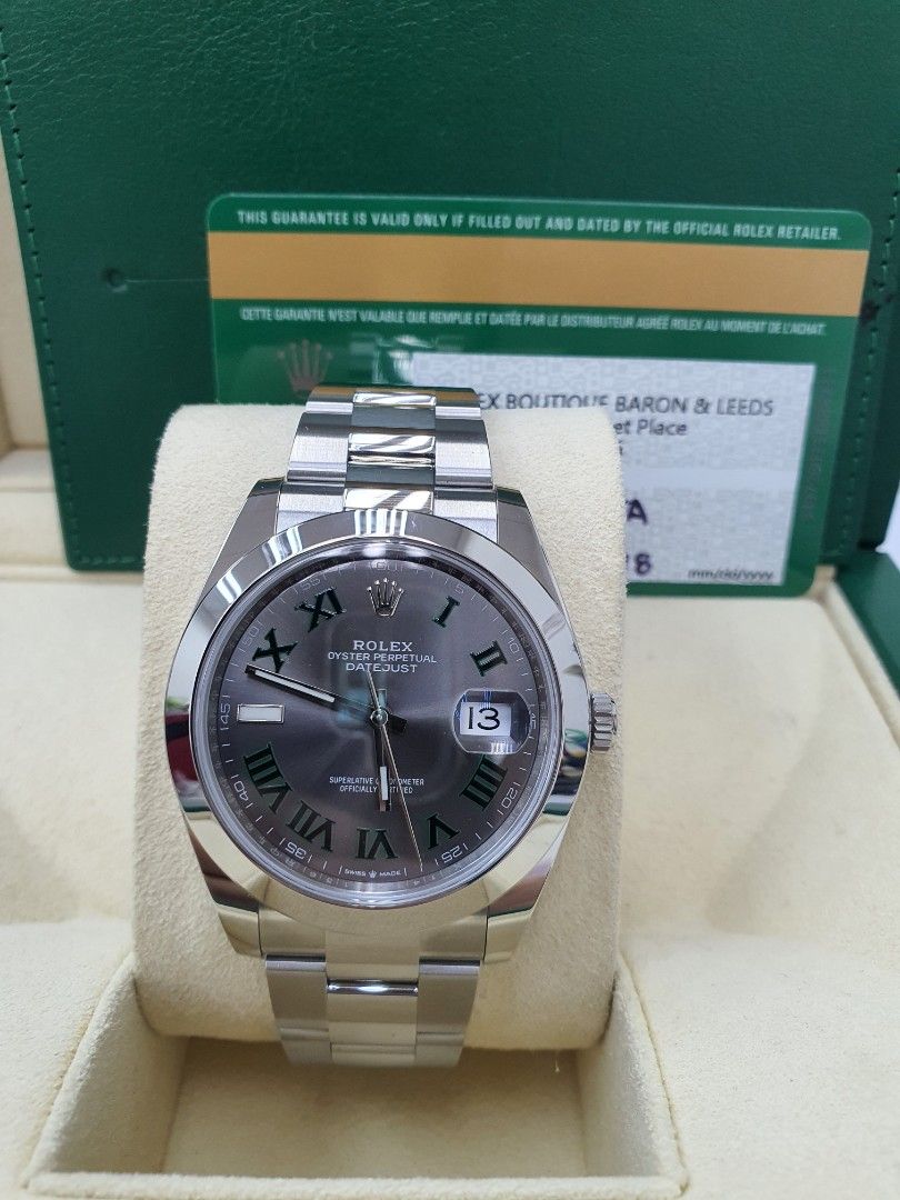 Rolex Datejust 41 126300 Wimbledon