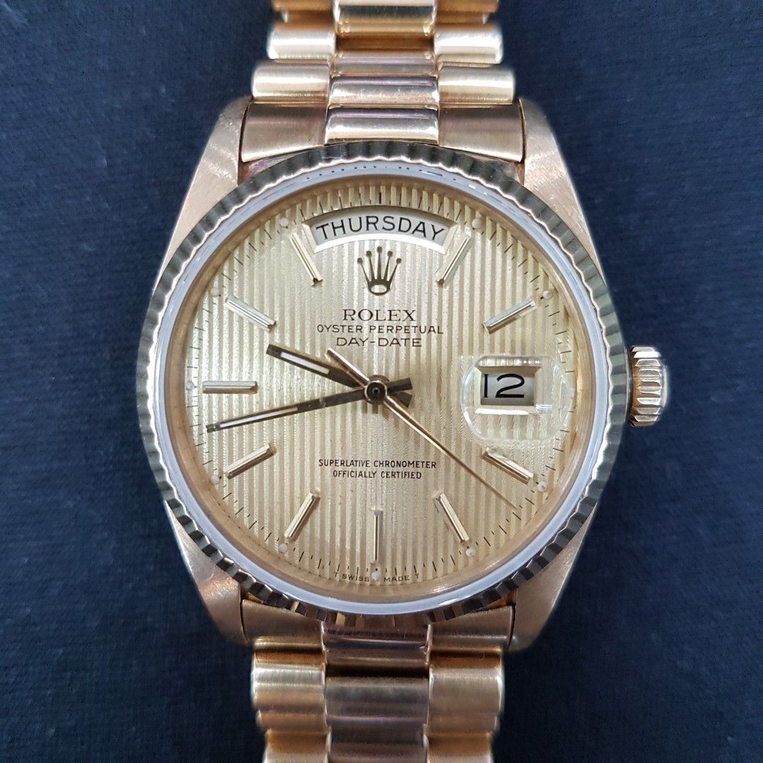 1986 sales rolex presidential