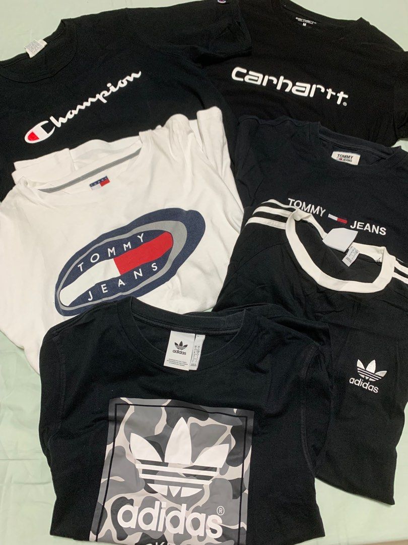 SALE 15 EACH Places Faces Puma Carhartt Adidas Tommy Hilfiger Tommy Jeans Oversized Vintage Shirt