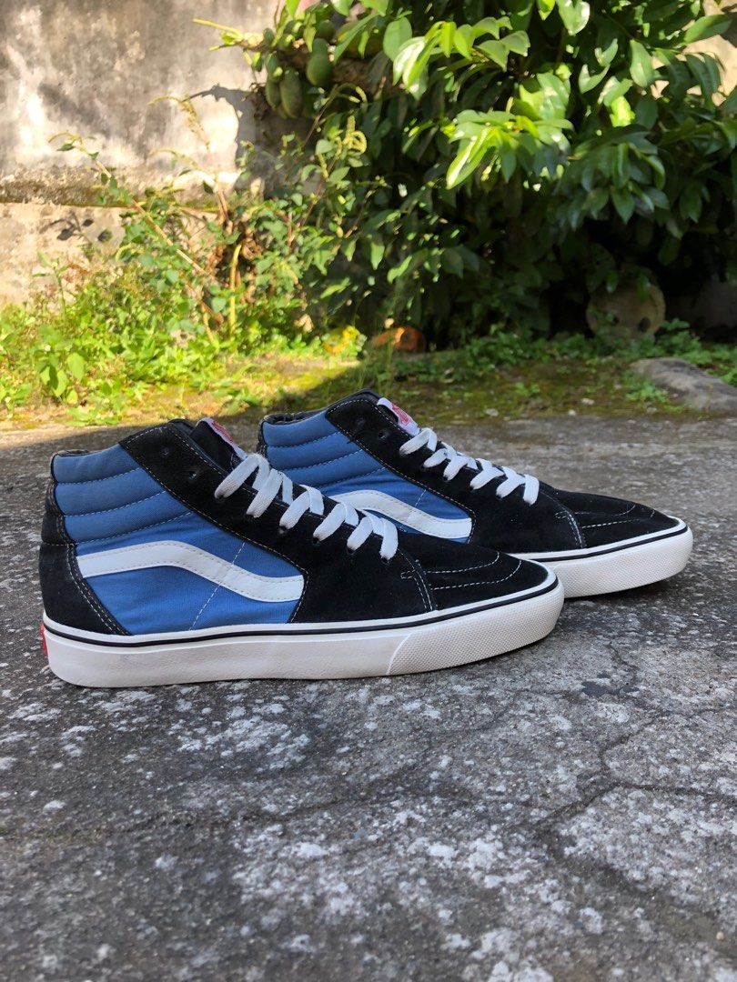 Sepatu Vans Old School High Blue Second Ori