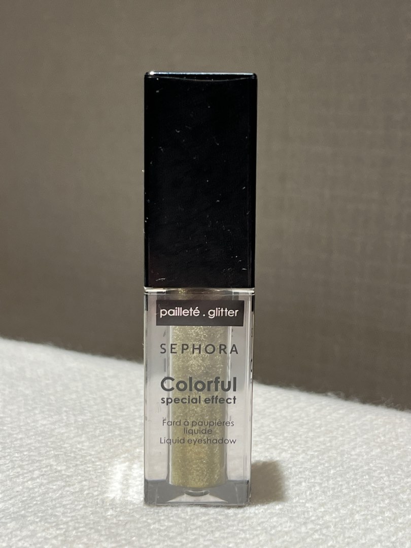 Sephora Glitter liquid eyeshadow 08 Glitzy Gold, Beauty & Personal Care