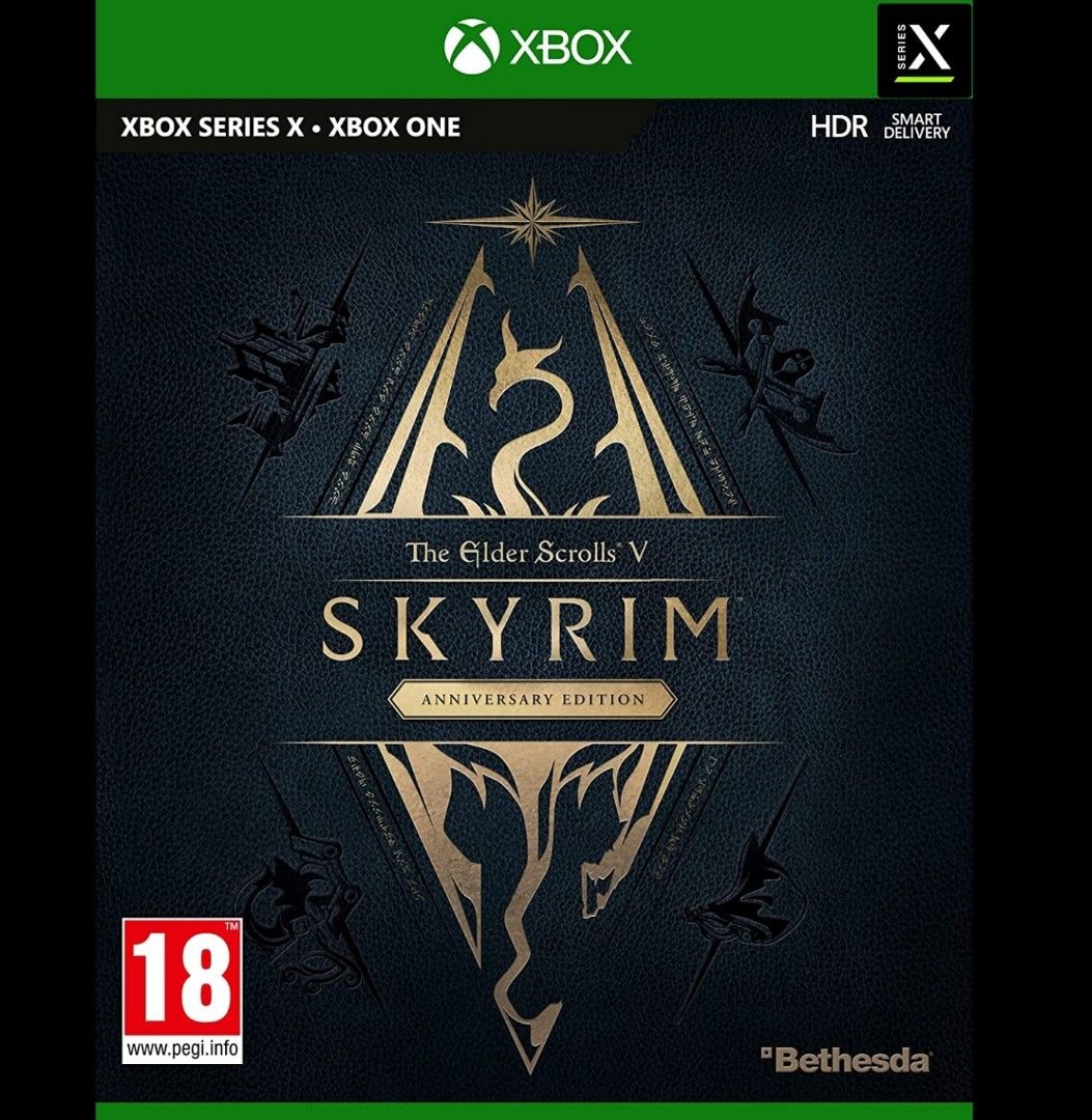 [SGSeller] Microsoft Xbox Bethesda Skyrim The Elder Scrolls V Anniversary  Edition Digital Download Game Code for Xbox One Xbox Series S X