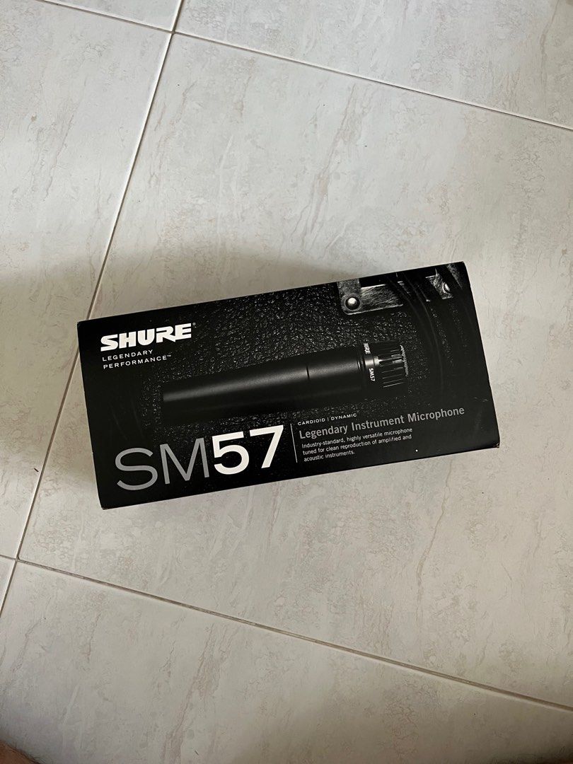 Shure SM57 Instrument Mic, Audio, Microphones on Carousell