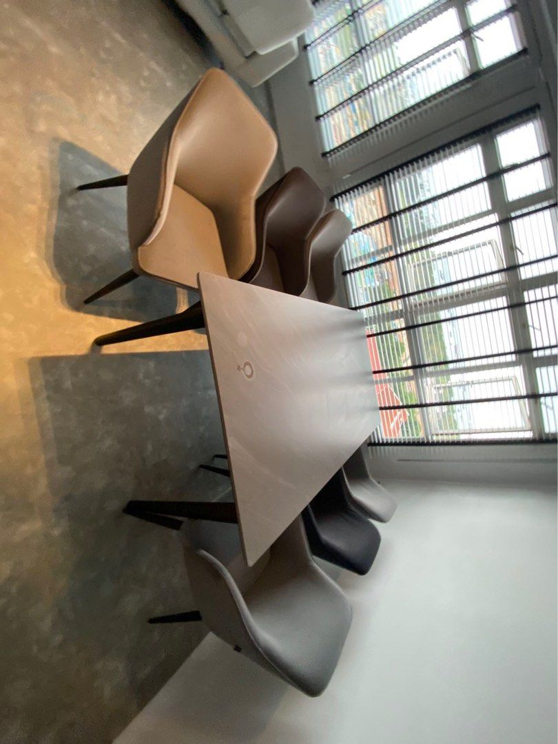 Sintered stone dining table, Furniture & Home Living, Furniture, Tables ...