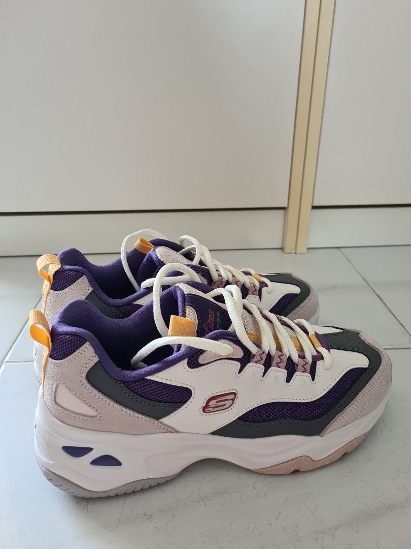 Skechers d best sale lites mens purple
