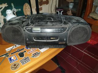 SONY MEGABASS CFD-110 Stereo boombox defective CD cassette player radio FM