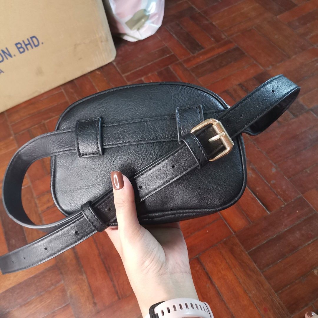Sportsgirl Pouch Bag with Belt black mix Women s Fashion Bags