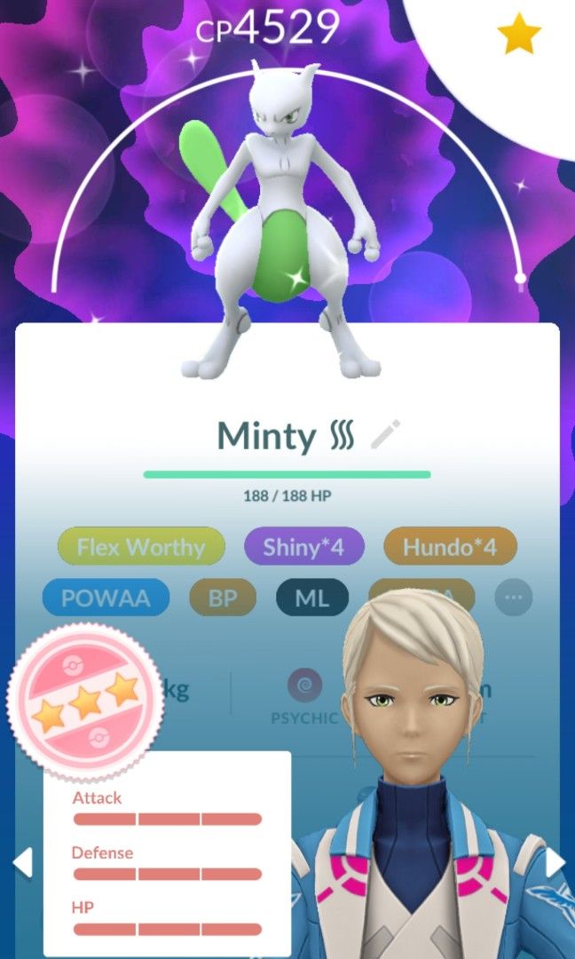 Super Stacked Pokémon Go Account from 2016 with Shundo Mewtwo, Video