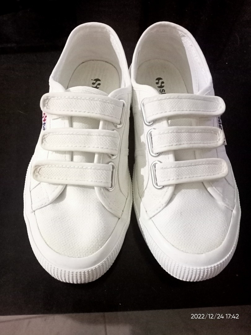 superga velcro, Women's Fashion, Footwear, Sneakers on Carousell