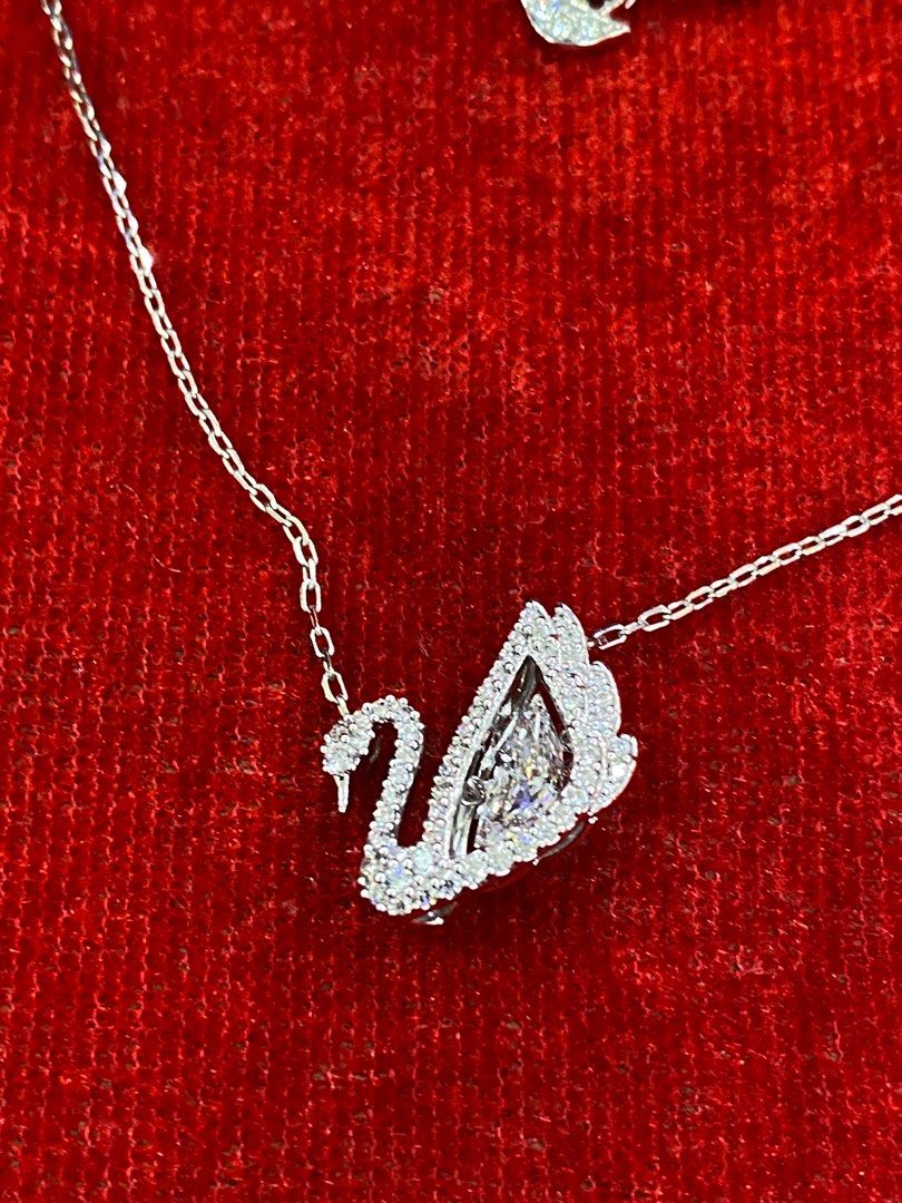 SWAROVSKI DANCING SWAN NECKLACE, Women's Fashion, Jewelry & Organisers