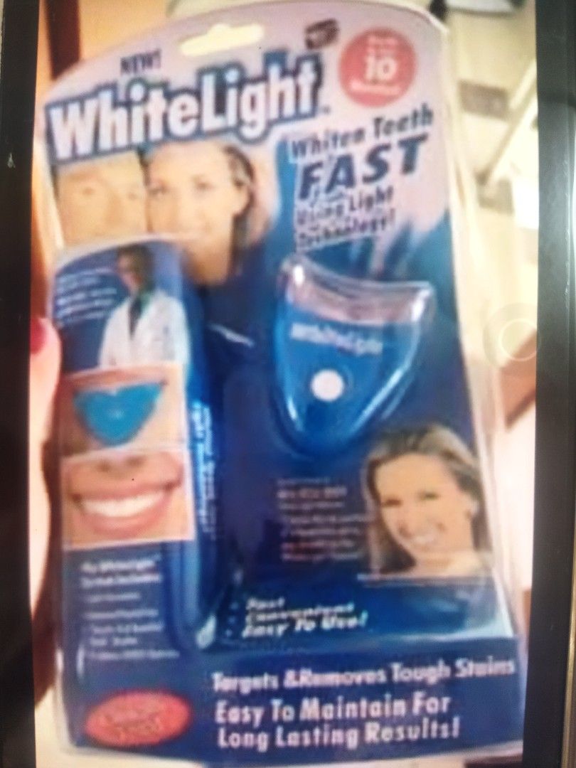 Teeth whitening tool kit with gel and UV light tools gum dental care gym protection whitening