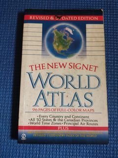 The New Signet World Atlas Full Color Maps