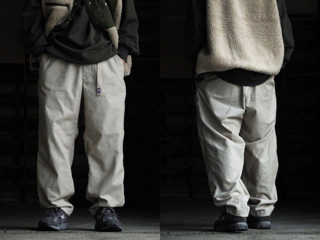 The North Face purple label Corduroy Wide Tapered Pants, 男裝, 褲