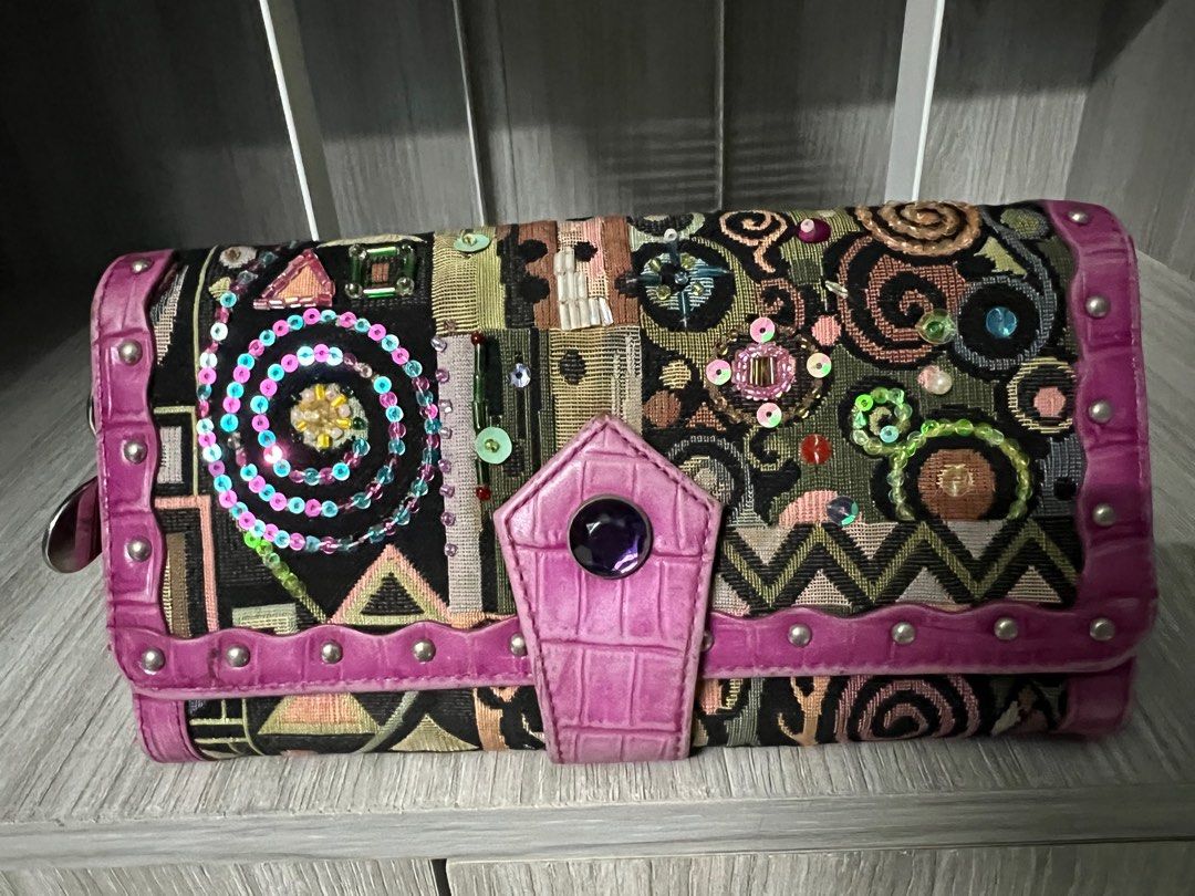 Think Bee Leather Colourful Purse