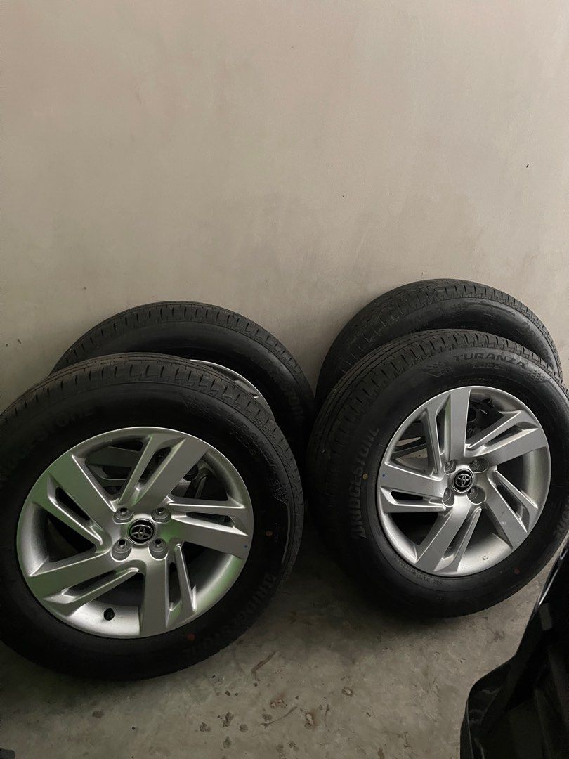 Raize Stock Rims Toyota Raize Stock Mags & Tires (G variant), Car Parts & Accessories ...