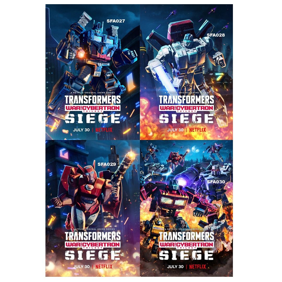 TRANSFORMERS WAR OF THE CYBERTRON POSTERS PART 2, Hobbies & Toys ...