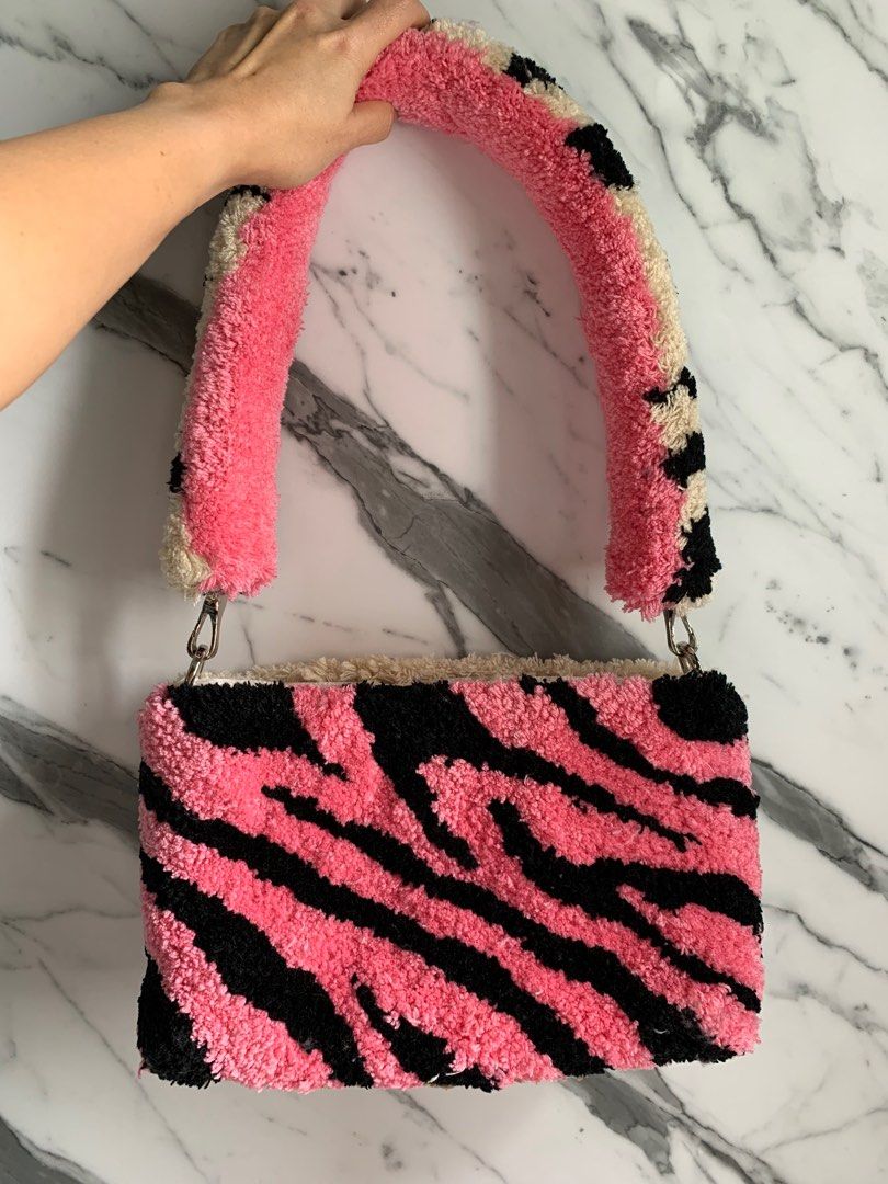 Pink Mini Tuft Bag | Tara Babylon