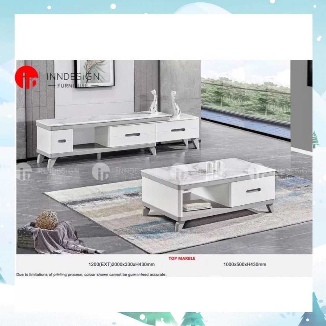 TV Console / coffee table / set available, Furniture & Home Living