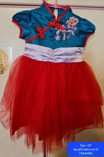 Unique Beautiful Cheongsam Size 100