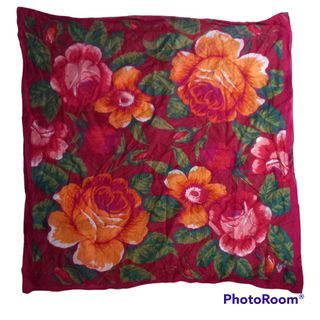 Vintage Floral Kenzo Cotton Scarf