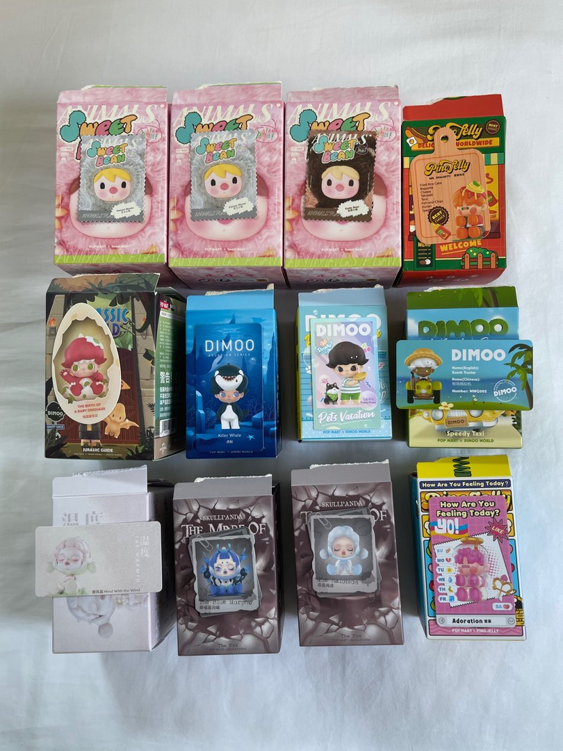 WTS/WTT popmart- pino jelly/skullpanda/sweet bean/dimoo, Hobbies & Toys ...