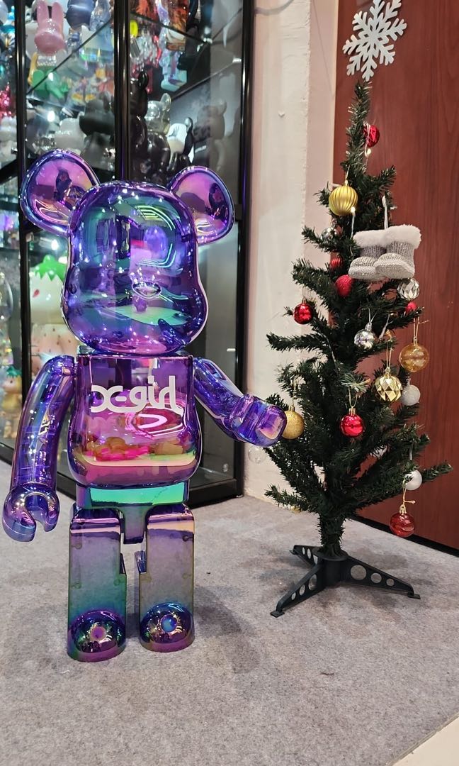 BE@RBRICK X-girl CLEAR PURPLE 100％&400% - その他