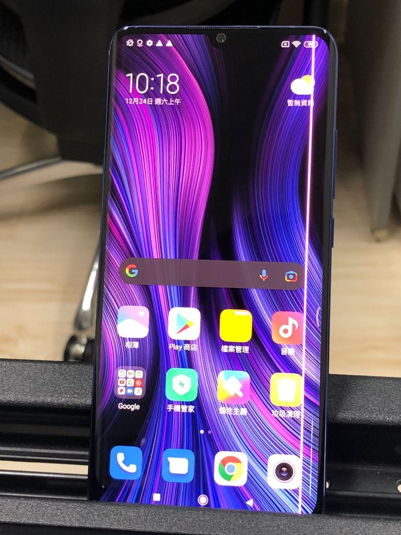 Xiaomi 小米Mi Note 10 Lite 6+128G 壞屏一條白線. 當零件賣, 手提電話