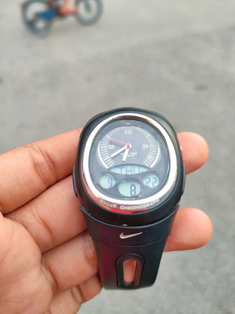 Y2K Nike vintage 00' Sportwatch analog & digital watch #DL