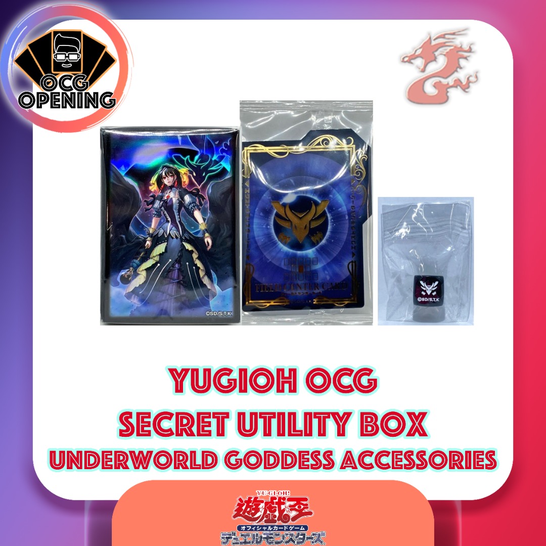 Yugioh OCG Secret Utility Box Underworld Goddess Accessories, Hobbies