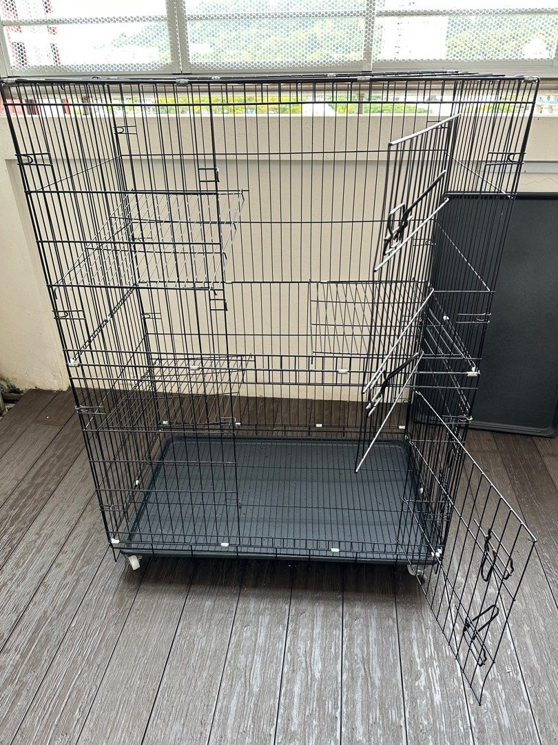 4 tier cat cage with rollers, Pet Supplies, Homes & Other Pet