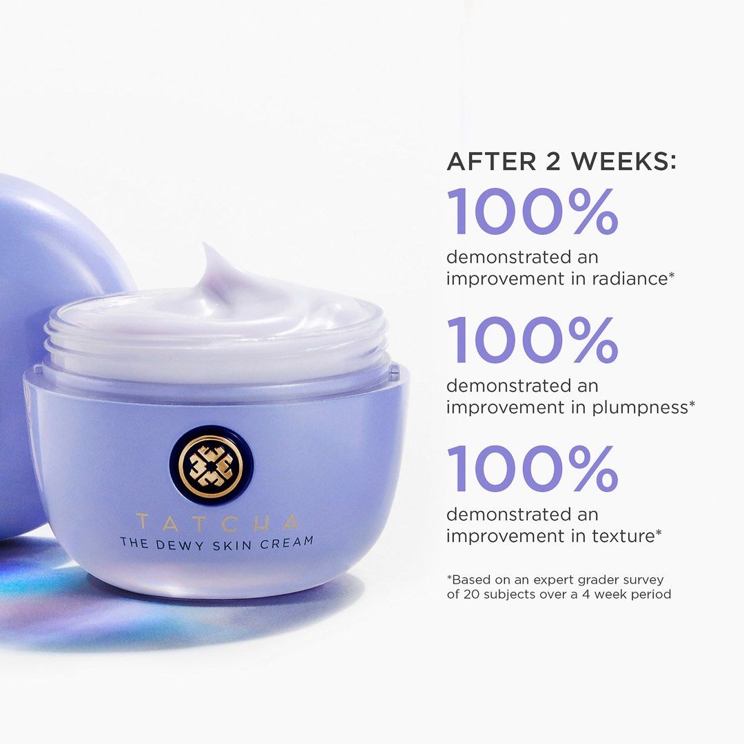 現貨 日本 TATCHA dewy skin煥麗柔膚面霜 豐盈紫米保濕霜 乳霜 保濕 面霜 日本藝妓光澤保濕日霜, 香水、美妝、保養, 臉部彩 ...
