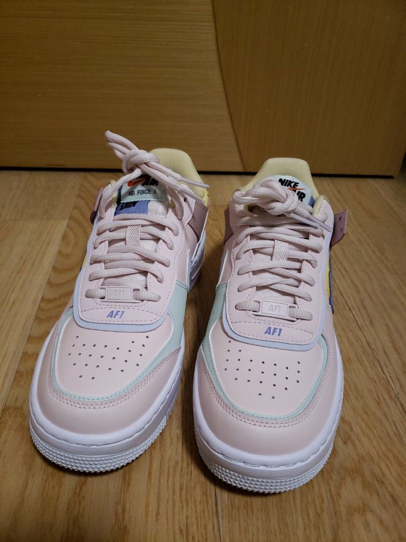 全新Nike Air Force 1 Shadow AF1 波鞋US7 24cm, 女裝, 鞋, 波鞋