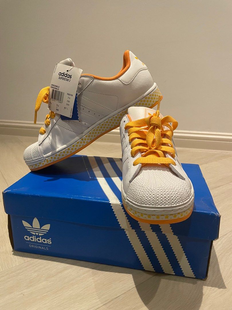 Adidas superstar 2 orange top