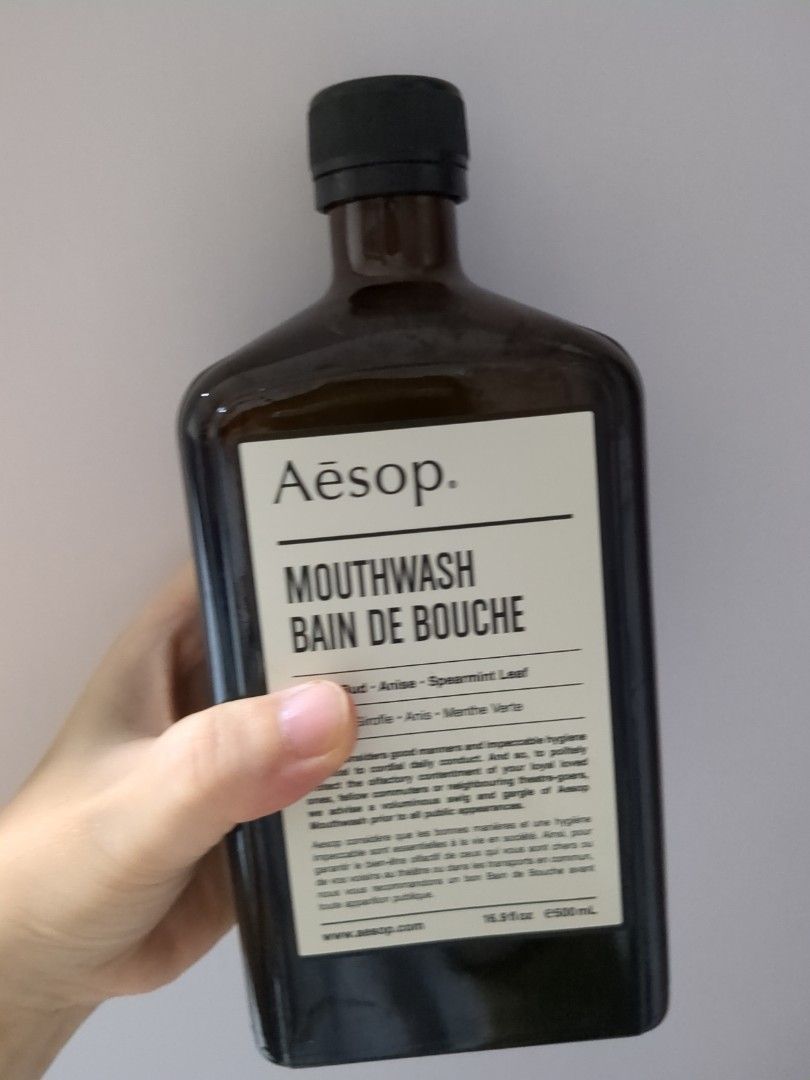 Aesop mouthwash 500ml, Beauty & Personal Care, Oral Care on Carousell