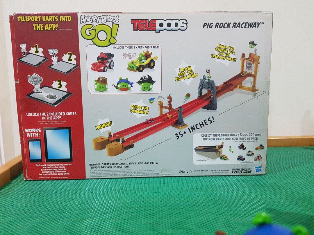Angry Birds GO! Telepods Pig Rock Raceway, Hobbies & Toys, Toys & Games ...